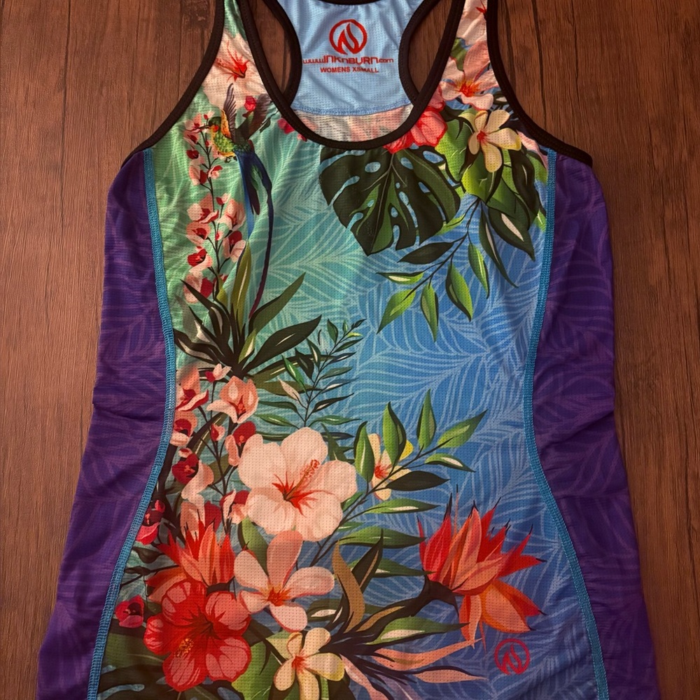 INKnBURN floral tank top